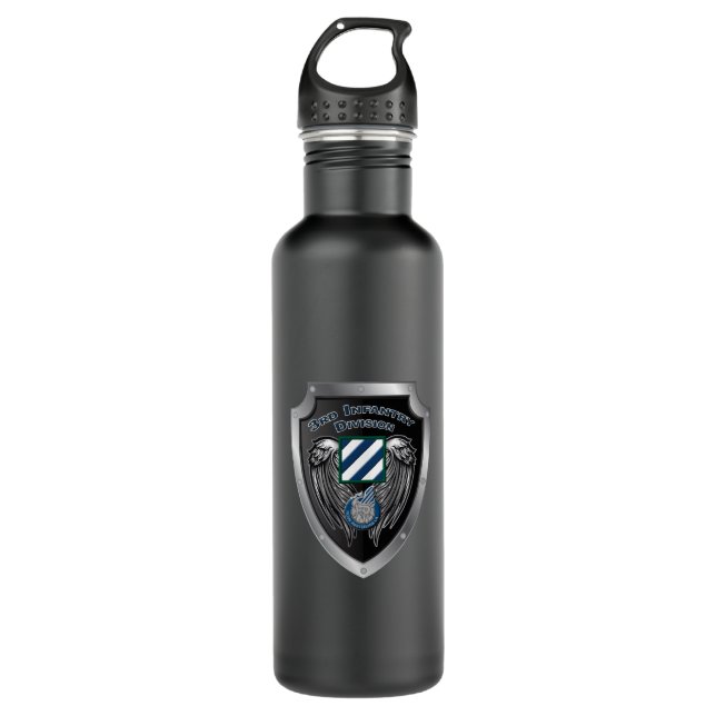 "Rock of the Marne" 3. Infanterieabteilung Edelstahlflasche (Vorderseite)
