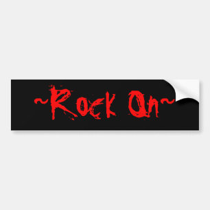 ~Rock On~ Autoaufkleber