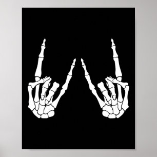 Rock on Band Halloween Kostümrock und Roll Men W Poster