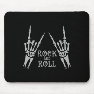 Rock on Band T-Shirts für Frauen Rock and Roll s f Mousepad