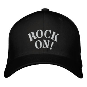 Rock On! Bestickte Kappe
