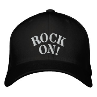 Rock On! Bestickte Kappe