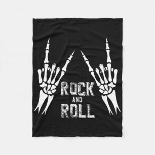 Rock on Bynd T-Shirts für Frauen Rock and Roll s f Fleecedecke