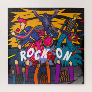 Rock on Colorful Band Konzert