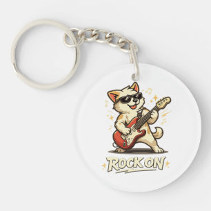 Rock On Guitare Chien Drôle Rock Musique