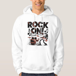 Rock on hoodie