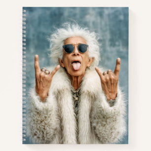 Rock On in Style Notizbuch