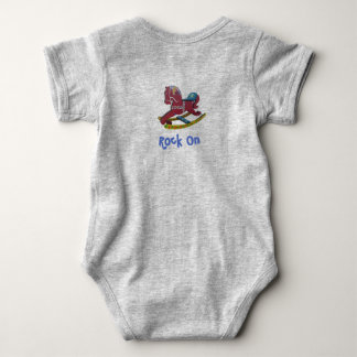 Rock On, Rocking Horse Baby Strampler