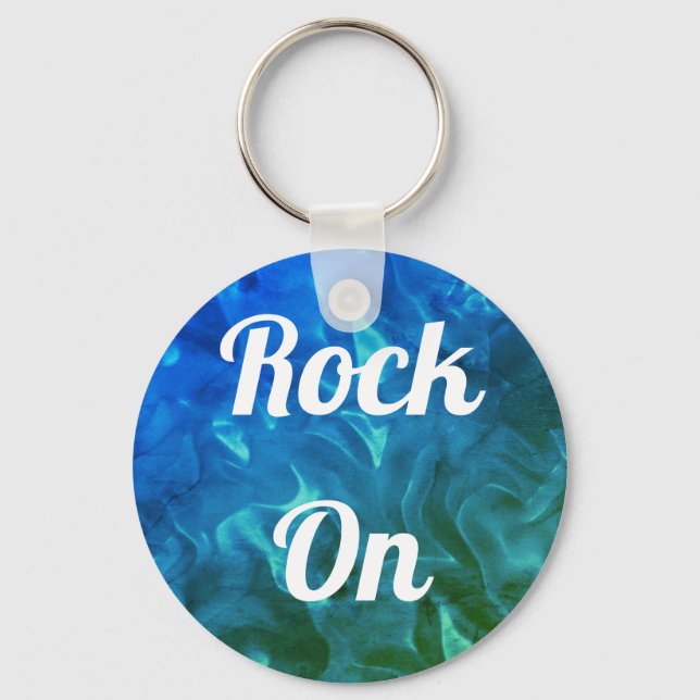 Rock On Schlüsselanhänger (Vorderseite)