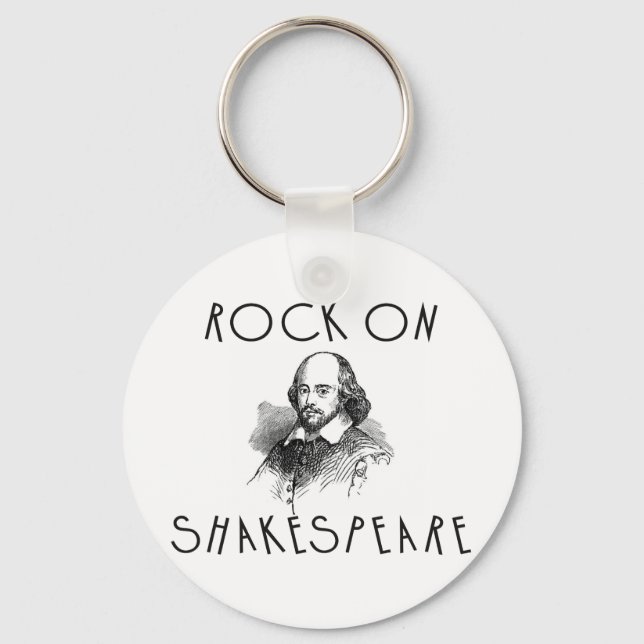 Rock On Shakespeare Schlüsselanhänger (Vorderseite)