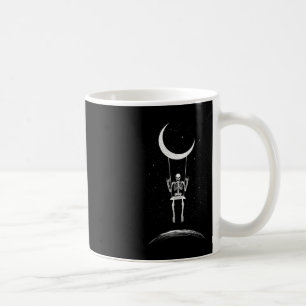 Rock on Skeleton Moon Rock and Roll Men Women Rock Kaffeetasse