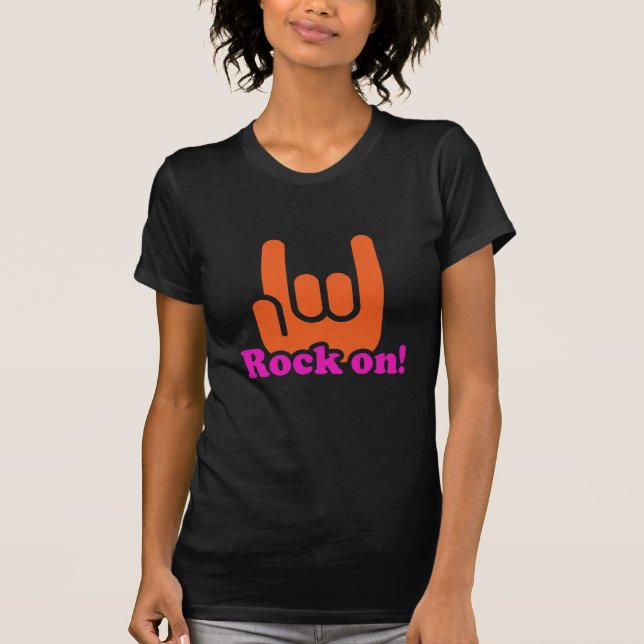 Rock On T-Shirt (Vorderseite)