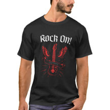 Rock On! T - Shirt der Männer