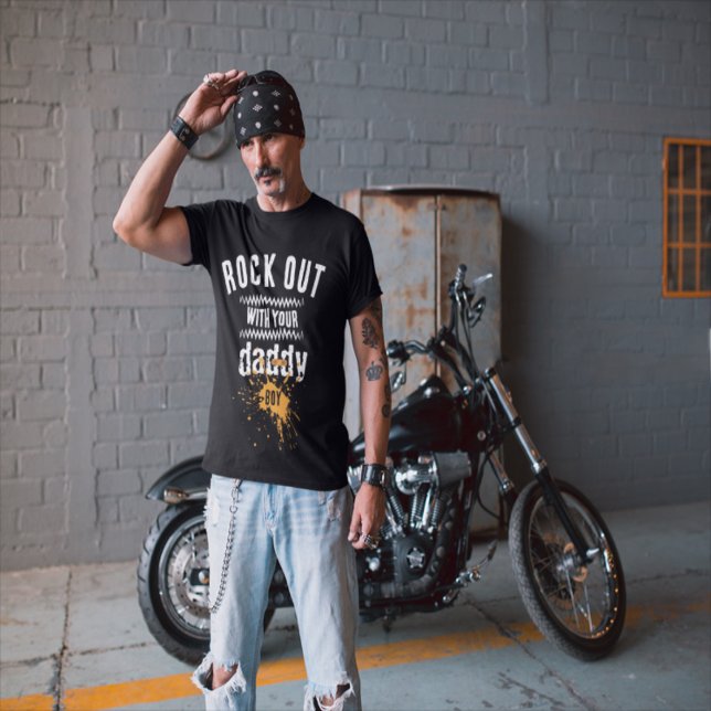 Rock out mit Daddy T-Shirt (Von Creator hochgeladen)