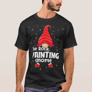 Rock Painting Gnome Familie Matching Weihnachtsfes T-Shirt
