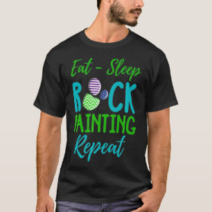 Rock Painting Rock Painter Zitat Funny Stone Art T-Shirt