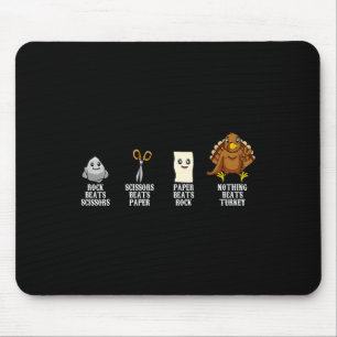 Rock Paper Scheren Erntedank Day Türkei Fall A Mousepad