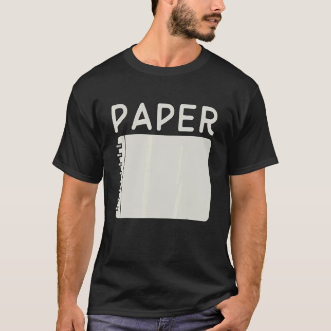 Rock Paper Scissors Match Halloween Kostüme T-Shirt (Vorderseite)