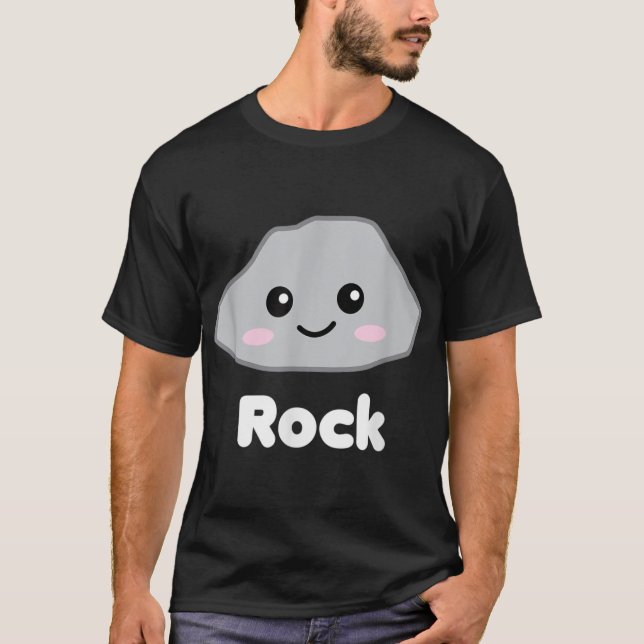 Rock Paper Scissy Easy Group Halloween Kostüm F T-Shirt (Vorderseite)