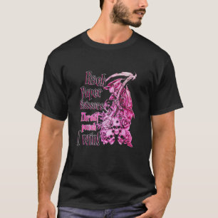 Rock Paper Scissy Throat Punch I Win Cool Skull T-Shirt