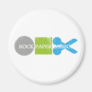 Rock-Papierschere-Spiel Magnet