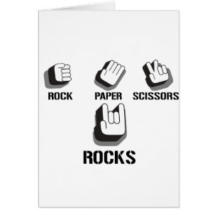 Rock-Papierscheren Emo alternativer Schmutz-Rock