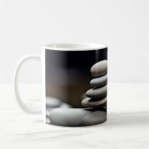 Rock Pebble Sand Tranquil Friedlich Kaffeetasse