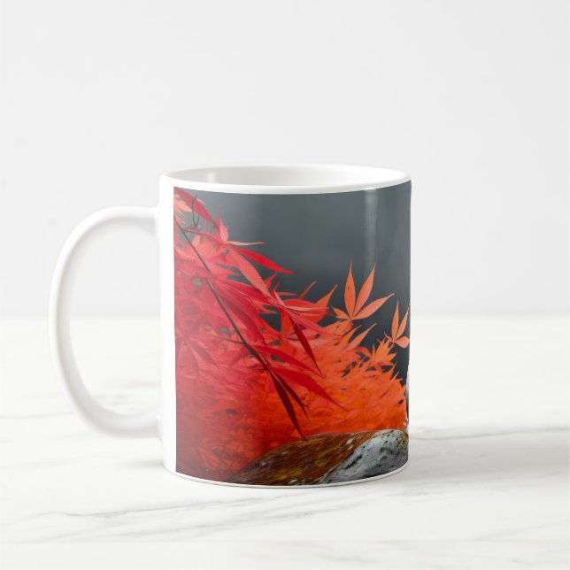 Rock Pebble Sand Tranquil Friedlich Kaffeetasse (Links)