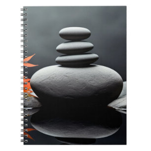 Rock Pebble Sand Tranquil Friedlich Notizblock