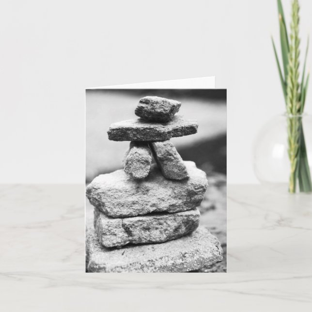 Rock People B/W Card Karte (Vorderseite)