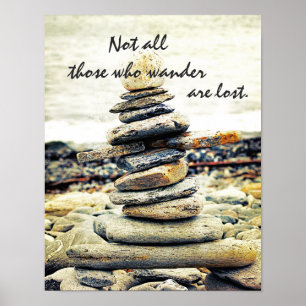Rock Pile Nicht alle, die Wander verloren haben Poster