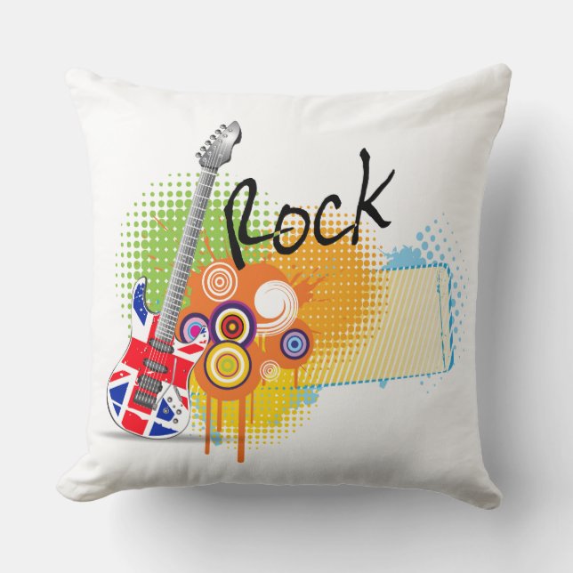 Rock Pillow Kissen (Vorderseite)