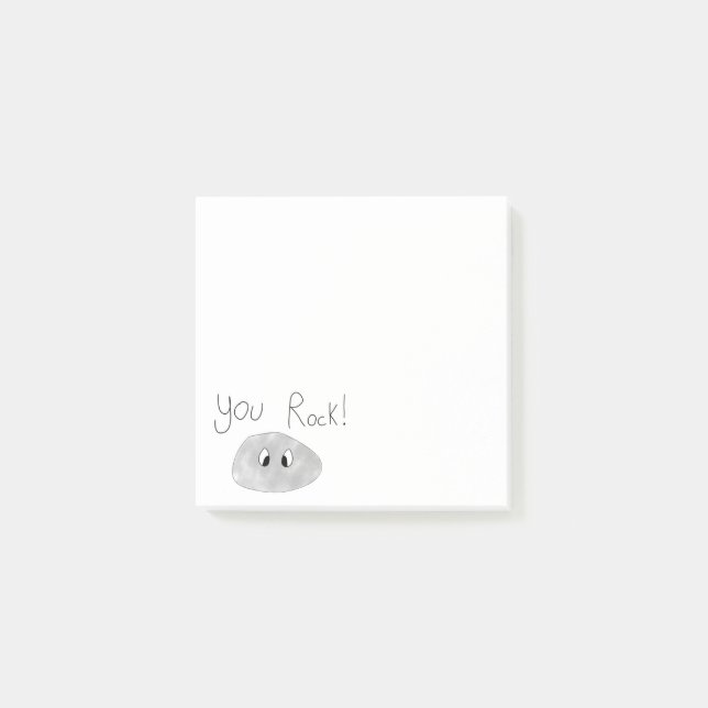 Rock  post-it klebezettel (Vorderseite)
