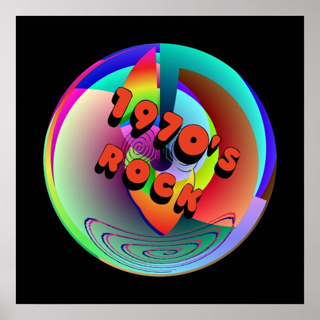 Rock Poster der 70er Jahre (Vorne)