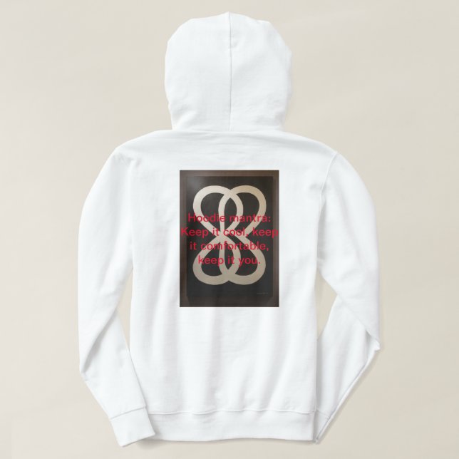 Rock Rebel: Männergrundhemd mit Tinte Hoodie (Design Rückseite)