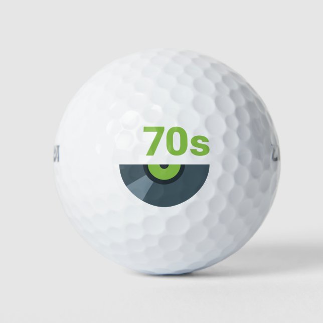 Rock-Record-Musik des 70ers 1970 Golfball (Vorderseite)