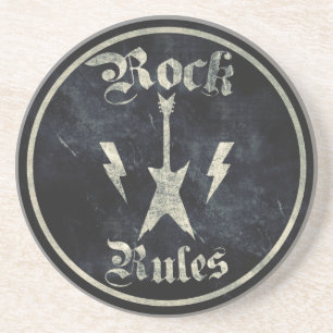 Rock regiert !! sandstein untersetzer