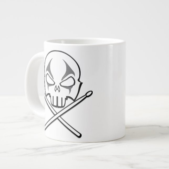 Rock & Roll Cup Heavy Metal Drummer Tasse & Cups (Vorderseite Links)