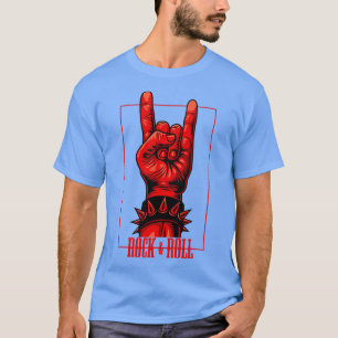 Rock Roll Devils Salute Rocker Konzert T-Shirt