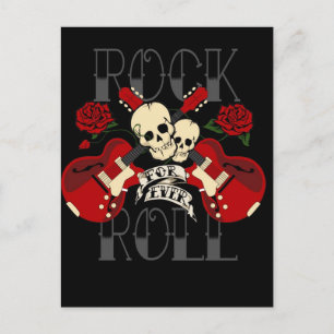 Rock & Roll Forever! -Postkarte Postkarte