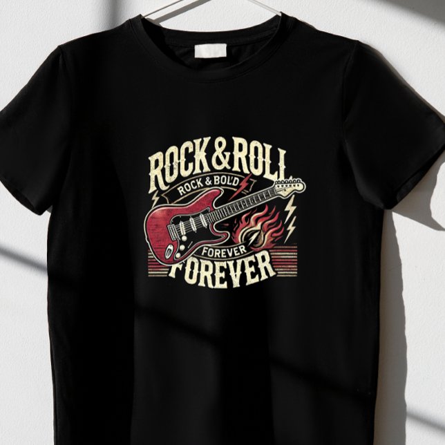 "Rock & Roll Forever." T-Shirt (Von Creator hochgeladen)