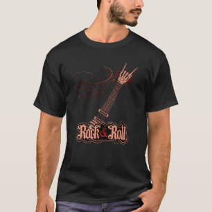 Rock & Roll Guitar Devil's Salute Rocker Konzert T-Shirt