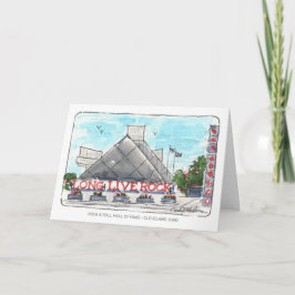 Rock & Roll Hall of Fame Notenecard Karte