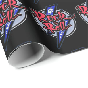Rock & Roll Lightning Geschenkpapier