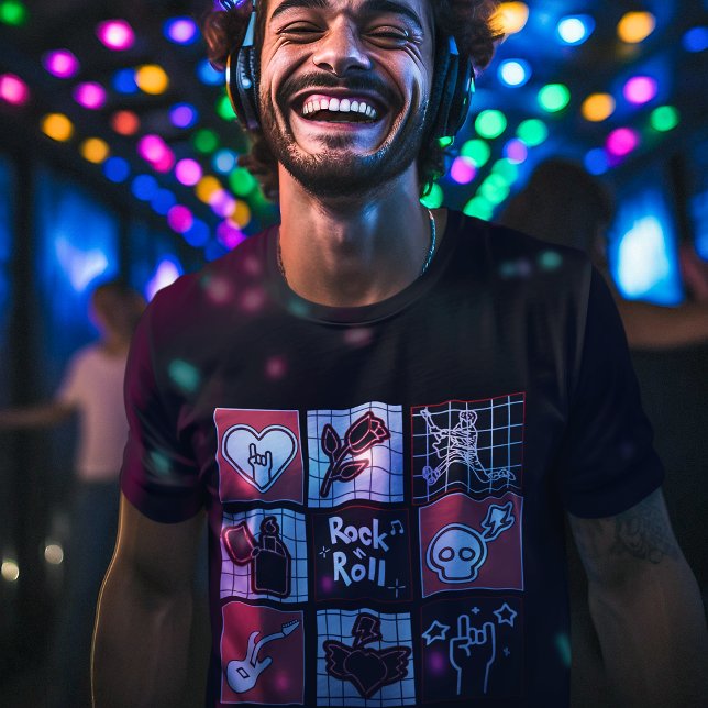 Rock & Roll Musik Ikone Kunstvoll wandern im Valle T-Shirt (Von Creator hochgeladen)