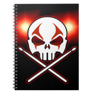 Rock & Roll Notebook-Metallpresse Journal Book Notizblock