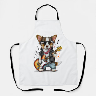 Rock Roll Puppy Dog (One) Schürze
