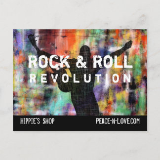 Rock & Roll Revolution Postkarte