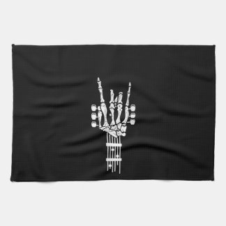 Rock & Roll Skeleton Gitarre Musik Küche Handtüche Geschirrtuch