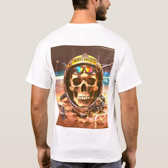 Rock & Roll T - Shirt - Skull und Crossbones Emble (Rückseite)